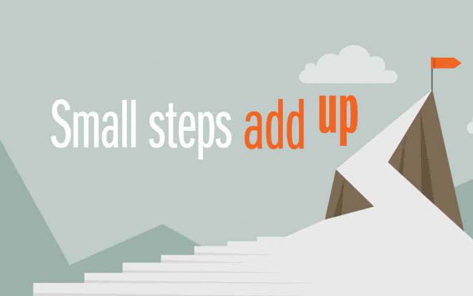 Small steps add up