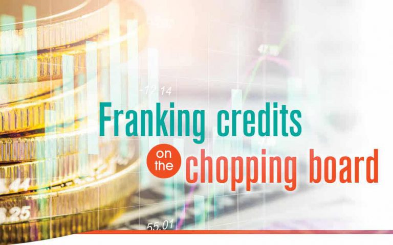 Franking credits on the chopping board