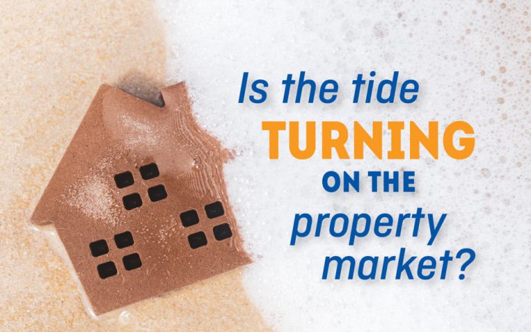 Is the tide turning on the property market?