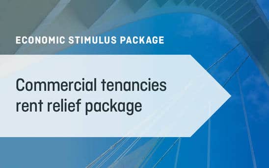 Commercial tenancies rent relief package