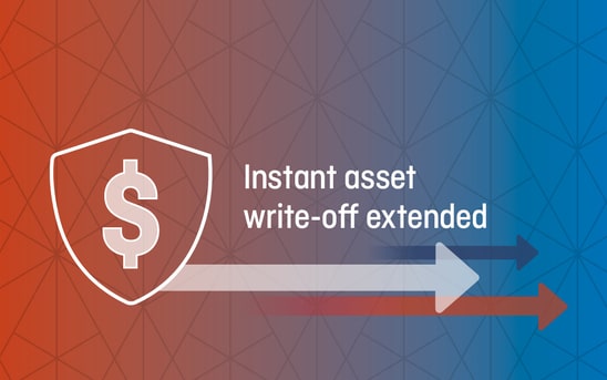Instant asset write-off extended