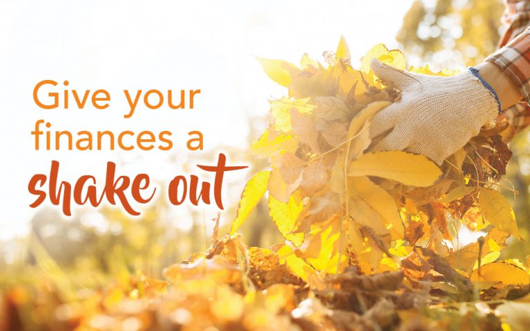 Give your finances an autumn shake-out