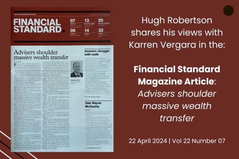 Advisers shoulder massive wealth transfer – Financial Standard