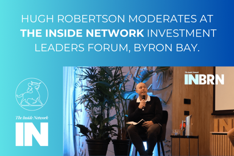 The Inside Network Investment Leaders Forum Byron Bay – Hugh Robertson